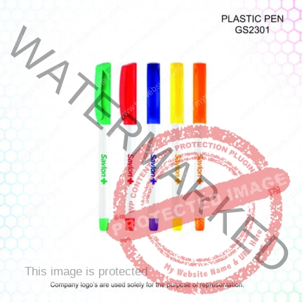 Opac Plastic Pen Mix Color Cap