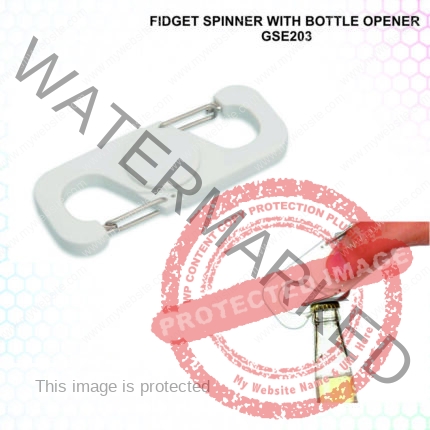 Fidget Spinner With Double Bottle Opener