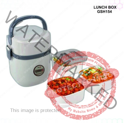 Travel Lunch Box With 3 Plastic Containers