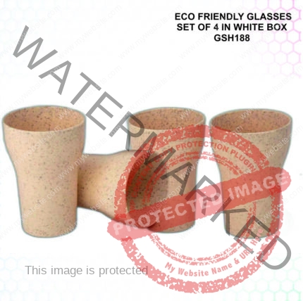 Eco Friendly Glasses Set of 4