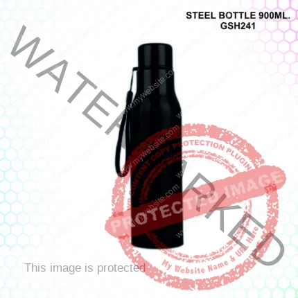 Cola Colored Stainless Steel Bottle | With Colored Cap & Carry Strap | Capacity 900ml Approx