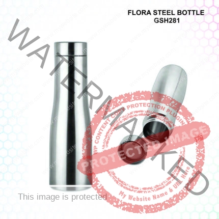 Flora Steel Bottle