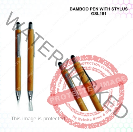 Bamboo Pen With Stylus