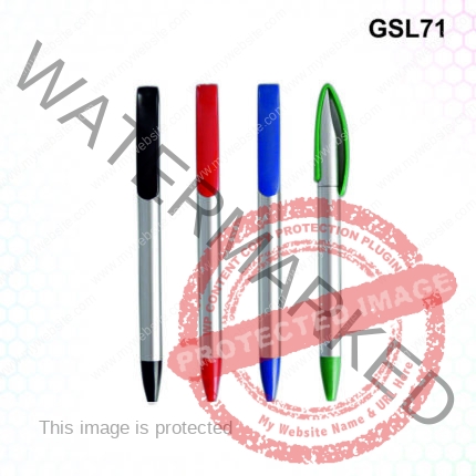 Large Clip Silver Pen