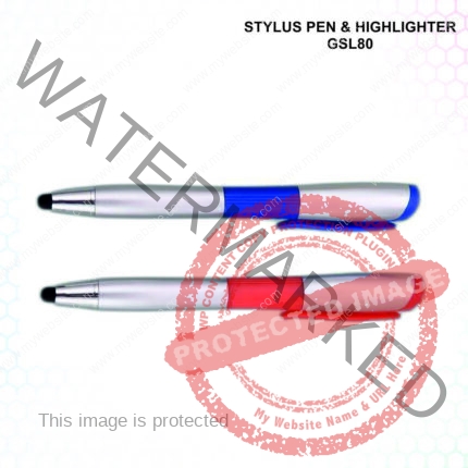 Stylus Pen With Non-Drying Gel Highlighter