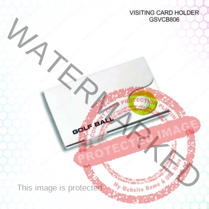 Visiting Card Holder With Golf Ball