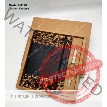 2in1 Eco Friendly Notebook diary with Pen